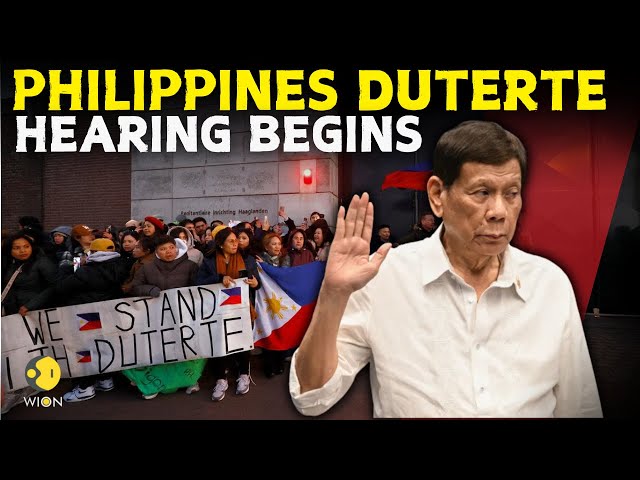 ⁣Rodrigo Duterte Trial LIVE: Philippine Duterte Appears Before The ICC | Philippines News | WION