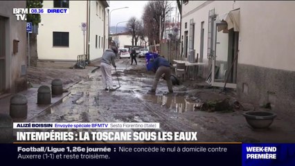 Inondations en Toscane: les habitants de Sesto Fiorentino constatent les dégâts