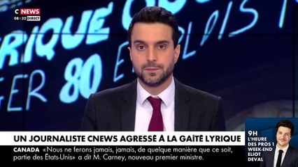 ⁣Migrants : Un journaliste de CNews et un agent de sécurité qui le protégeait violemment agressé hier