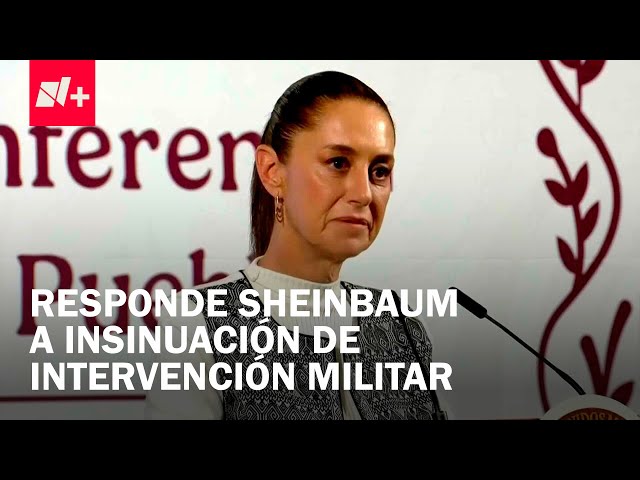 ⁣Sheinbaum descarta acción militar contra cárteles luego de dichos de Ronald Johnson - En Punto