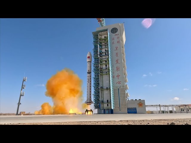 ⁣China's Long March-2D rocket successfully launches two satellites