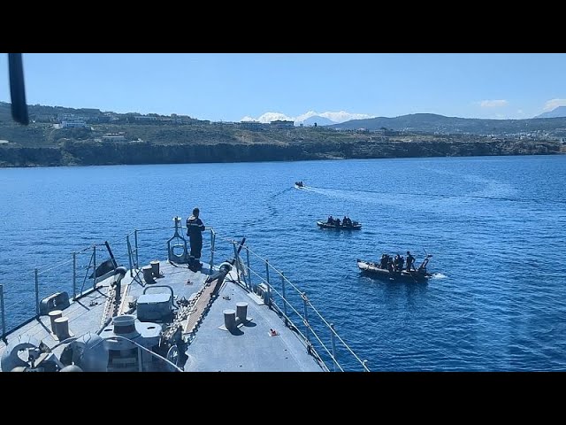 Reportage : à bord du Capricorne, un navire de déminage français en Méditerranée