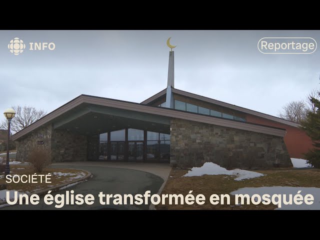 ⁣Une ancienne église catholique convertie en mosquée à Saint-Jean de Terre-Neuve