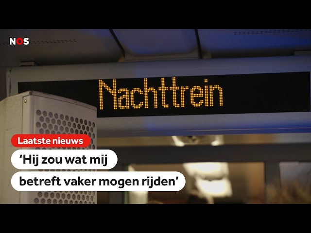 Nachttrein tussen Zwolle en Schiphol rijdt voor het eerst