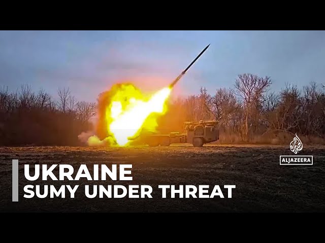 ⁣Ukraine urges evacuations as Russian military advances in Sumy