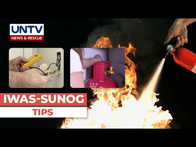 ⁣FIRE SAFETY TIPS: Mga dapat tandaan para maiiwasan at maging ligtas sa panganib ng sunog