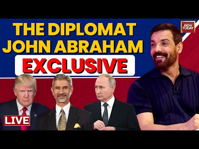 ⁣LIVE: John Abraham Exclusive On EAM Jaishankar, Russia-Ukraine War & India's Relation With 