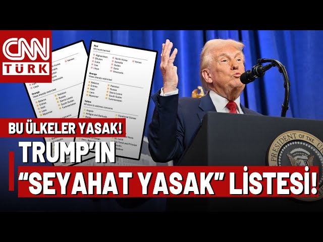 ⁣Trump'tan Yeni Seyahat Yasakları! Trump'ın Politikaları Dünyayı Nasıl Değiştirecek?