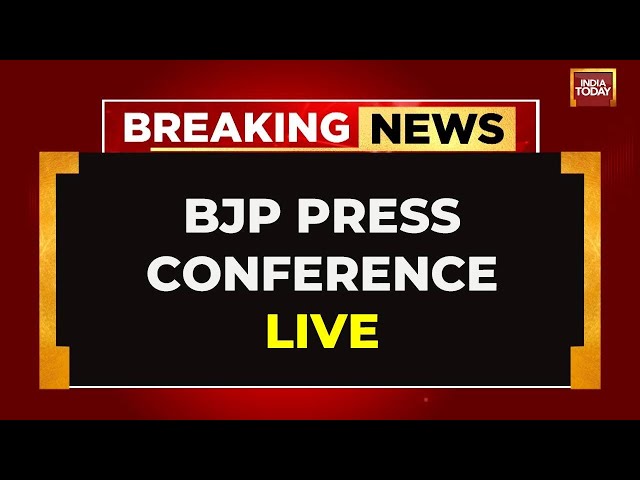 ⁣LIVE BJP Press Conference | BJP Slams Karnataka Government | BJP Vs K'taka Govt | India Today L