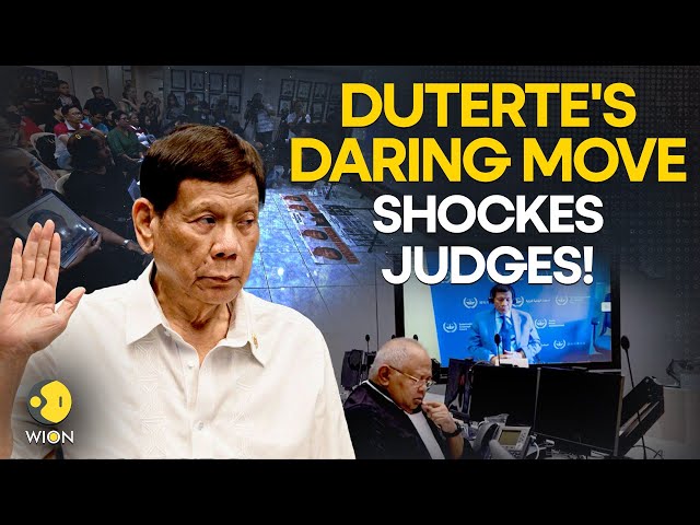 ⁣Rodrigo Duterte Trial LIVE: Philippine Duterte Appears Before The ICC | Philippines News | WION