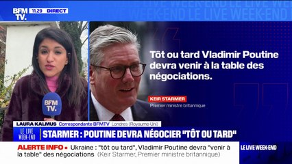 Guerre en Ukraine: pour Keir Starmer, le Premier ministre britannique, "tôt ou tard Vladimir Po