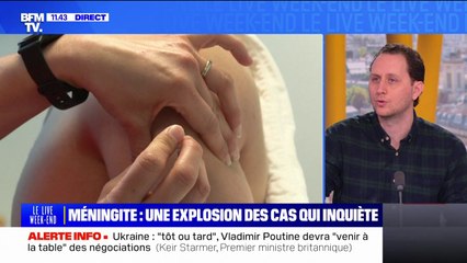 ⁣Explosion des cas de méningite: Cette maladie "se transmet extrêmement bien au sein des personn