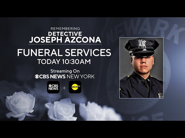 ⁣Funeral today for Newark Det. Joseph Azcona