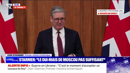 Guerre en Ukraine: le Premier ministre britannique évoque une "coalition des volontaires" 