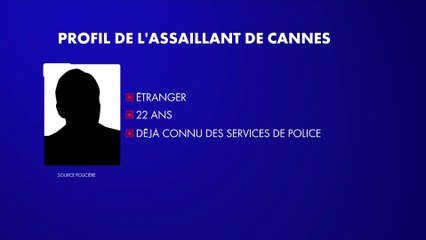 ⁣Cannes : des policiers attaqués au couteau à proximité du commissariat, l'assaillant interpellé