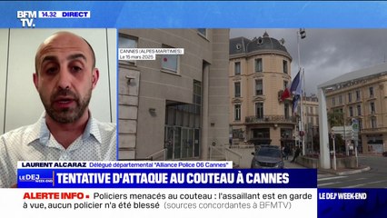 ⁣Attaque au couteau sur des policiers à Cannes: l'homme interpellé n'était pas dans un état