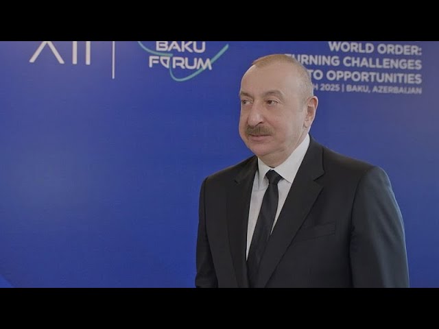 ⁣Global stability won't be achieved in coming years, Azerbaijan's Aliyev tells Euronews