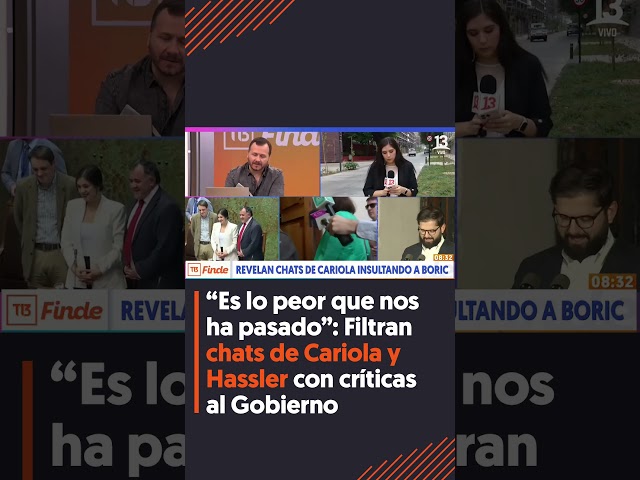 ⁣"Este Gob. es lo peor que nos ha pasado": Chats de Cariola y Hassler revelan críticas al G