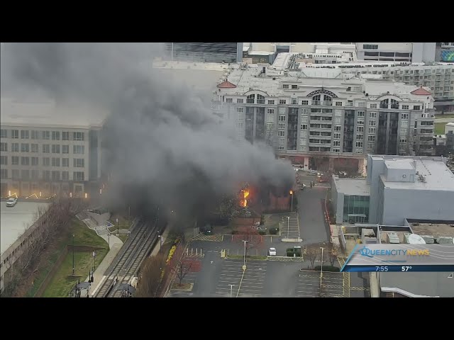 ⁣Crews battling two-alarm fire in South End: CFD