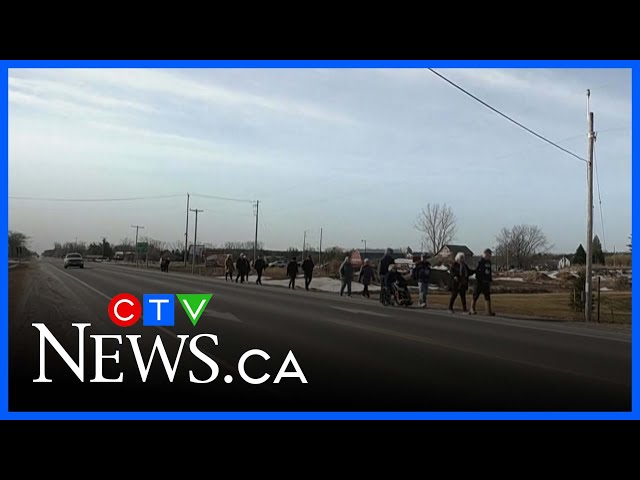 ⁣Residents rail on lack of sidewalk connecting new LTC home to Goderich