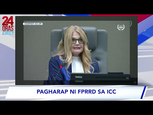 ⁣FPRRD, virtual ang unang pagharap sa Pre-Trial Chamber sa ICC; petisyon... #shorts | 24 Oras Weekend