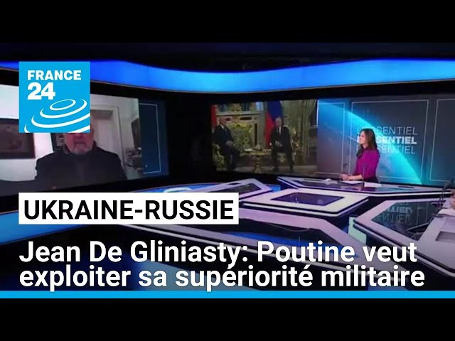 ⁣Jean De Gliniasty: "Poutine veut mettre à profit sa supériorité militaire" • FRANCE 24