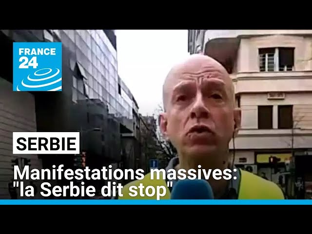 ⁣Manifestations massives dénonçant la corruption: "la Serbie dit stop" • FRANCE 24