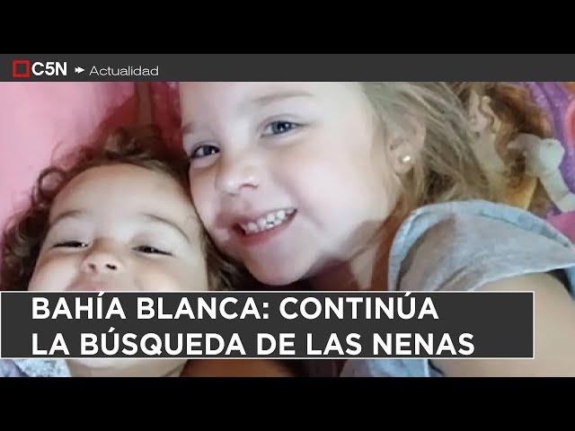 ⁣BAHÍA BLANCA, A UNA SEMANA DEL TEMPORAL: CONTINÚA LA BÚSQUEDA DE LAS NENAS