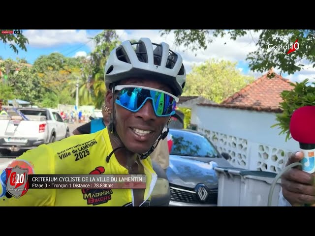 CRITERIUM CYCLISTE DE LA VILLE DU LAMENTIN (MARTINIQUE) TRONCON 1 82,02KMS