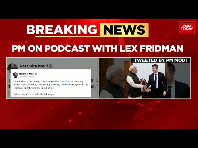 ⁣PM Modi's 3-Hour Podcast with Lex Fridman: 'Most Powerful Conversation of My Life'