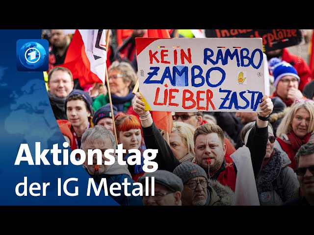 ⁣Aktionstag: Zehntausende demonstrieren für mehr Investitionen in Industrie