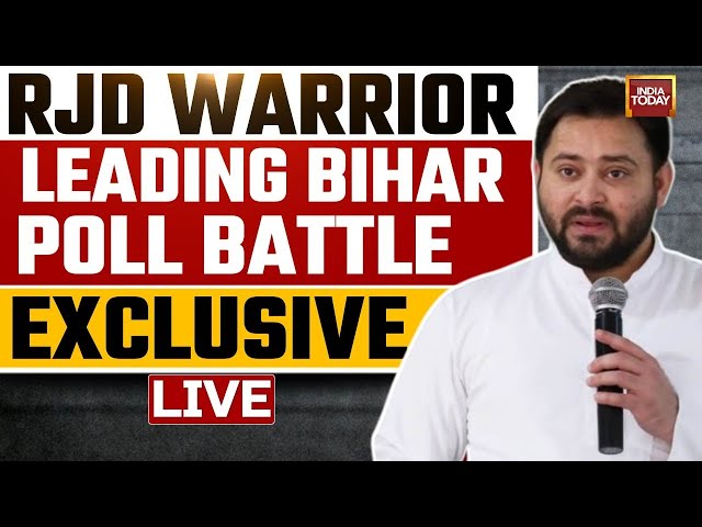 ⁣Tejashwi Yadav Exclusive Interview LIVE | Poll Body Hijacked By BJP: Tejashwi Yadav | India Today