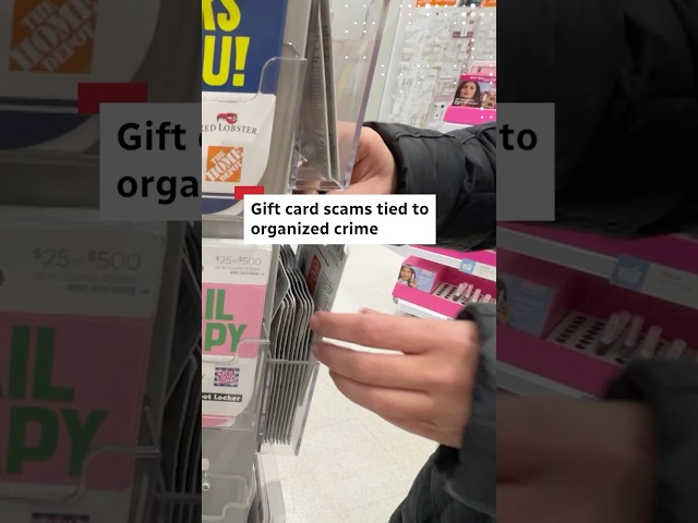 ⁣Gift card scams tied to organized crime