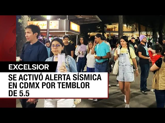 ⁣Sismo de magnitud 5.5 en Oaxaca se siente levemente en la CDMX