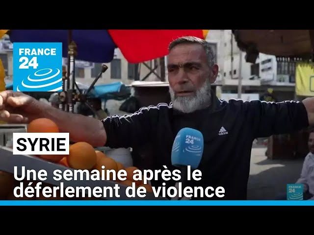 ⁣Syrie: une semaine après le déferlement de violence dans le Nord-Ouest • FRANCE 24