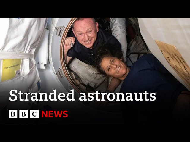 ⁣SpaceX rocket launches as stranded NASA astronauts prepare for return | BBC News