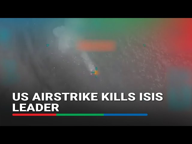 ⁣US military releases video of airstrike against ISIS leader in Iraq | ABS-CBN News