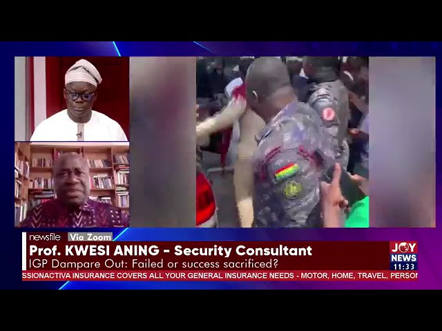 Dampare's Exit: If we look at the things IGP Dampare did, you can say he did well - Prof. Aning