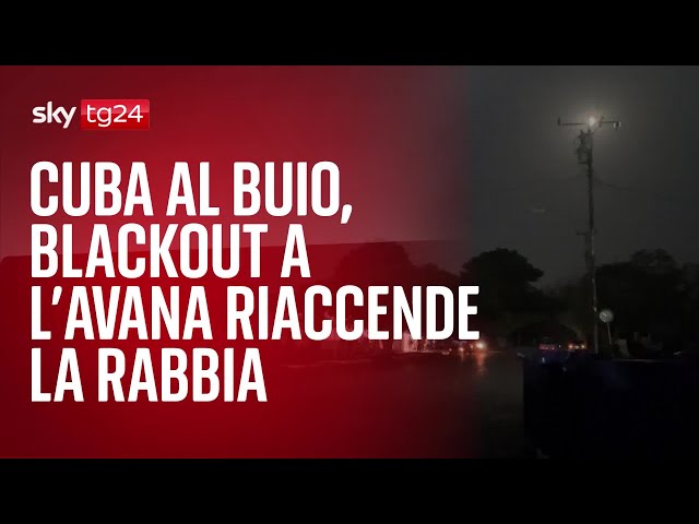 Cuba al buio, blackout a L’Avana riaccende la rabbia