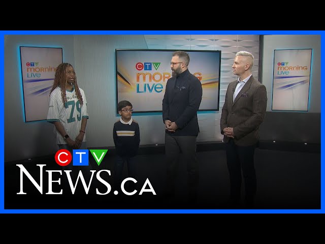 ⁣Spelling Bee of Canada Edmonton regionals contestants test CTV Edmonton hosts