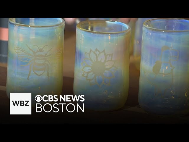 ⁣Glassmaker brings beautiful color-changing creations to life in Lowell studio