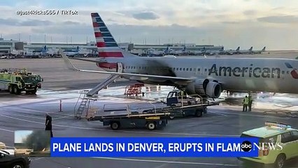 ⁣Un avion de ligne de la compagnie American Airlines a pris feu jeudi 13 mars sur le tarmac de l’aéro