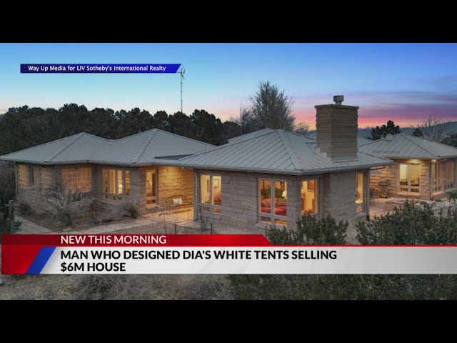 ⁣Man who designed DIA’s white tents selling $6M house