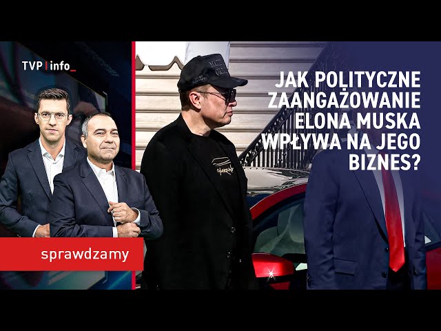 ⁣Jak polityczne zaangażowanie Elona Muska wpływa na jego biznes? | SPRAWDZAMY