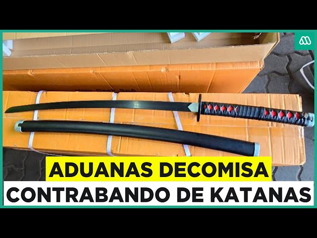 ⁣Fueron declaradas como parte de "cosplay": Aduanas decomisa más de 180 katanas en San Anto