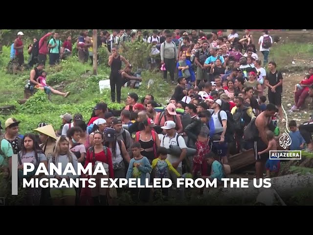 Migrants expelled from US: Political asylum seekers stranded in Panama