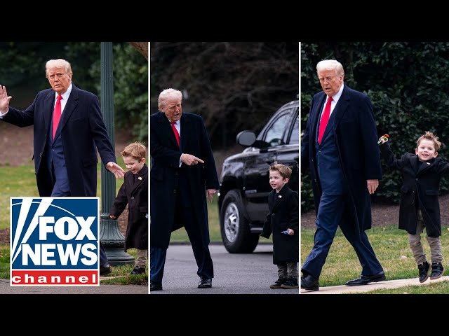 Trump's 'MUSK' see moment: Heartwarming video of President Trump with Elon's son