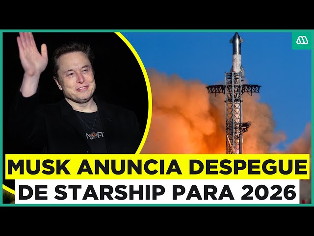 Con destino a Marte y tripulación robot: Musk anuncia lanzamiento del cohete Starship para 2026