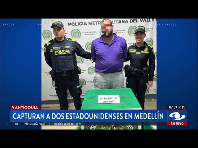 Dos estadounidenses señalados de explotación de menores fueron capturados en Medellín