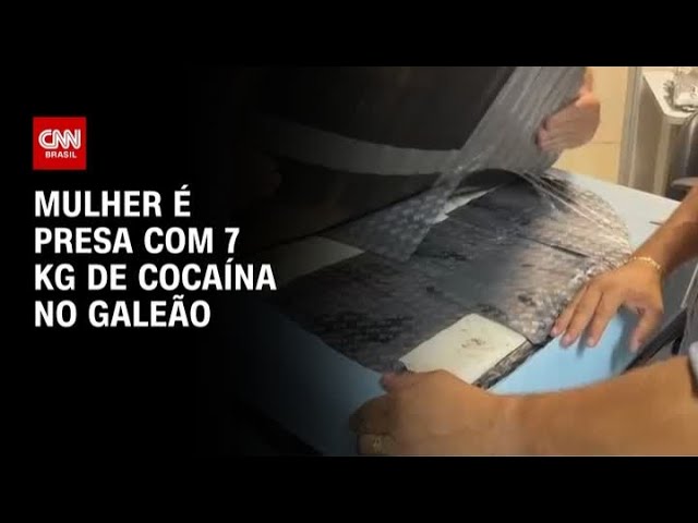 ⁣Mulher é presa ao tentar embarcar com 7 kg de cocaína em avião | CNN PRIME TIME